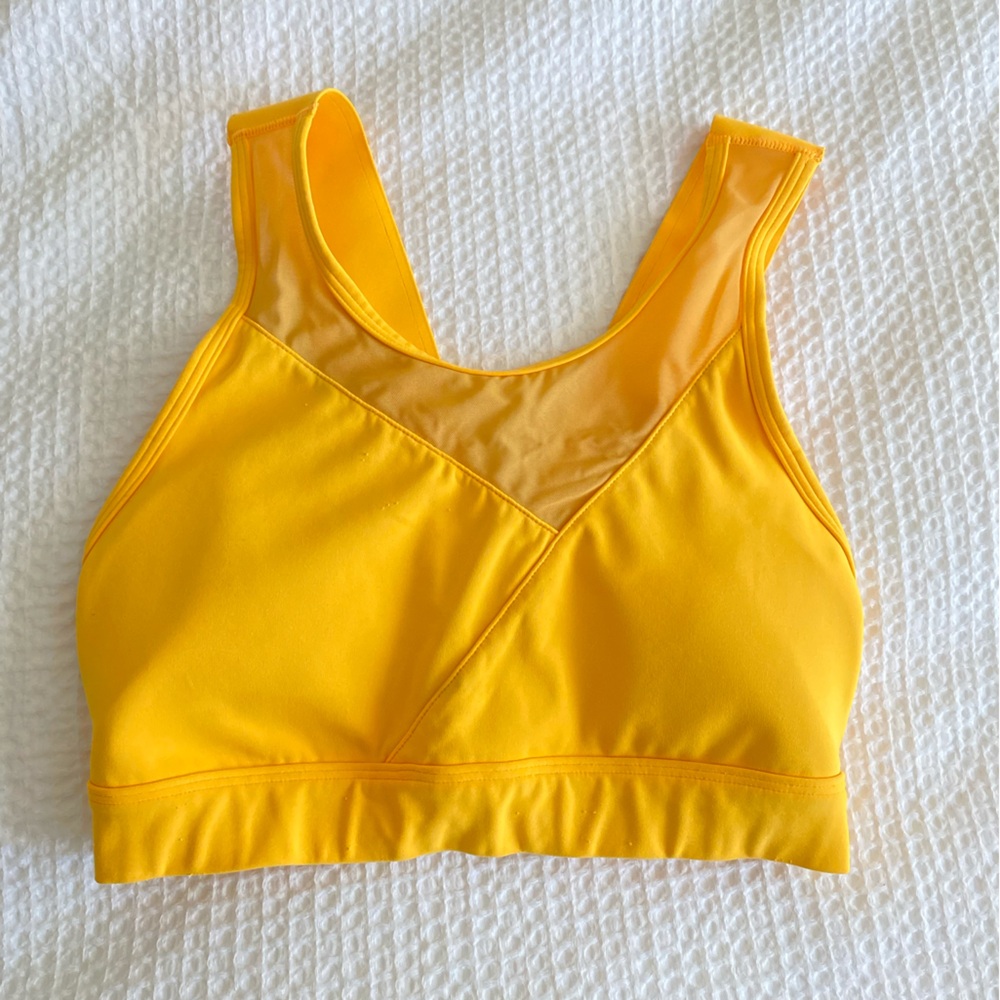 Women’s Yellow Sports Bra